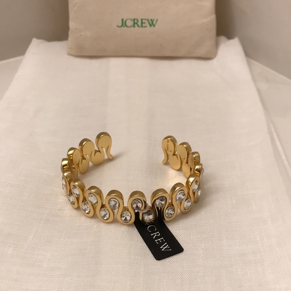 J. Crew Jewelry - NWT JCrew squiggle cuff bracelet.